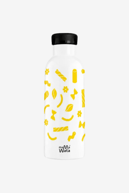 Pasta Pipetli Çocuk Termos Matara 470 ml Paslanmaz Çelik Sızdırmaz Yalıtımlı Suluk