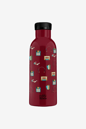 Retro Hit Pipetli Çocuk Termos Matara 470 ml Paslanmaz Çelik Sızdırmaz Yalıtımlı Suluk