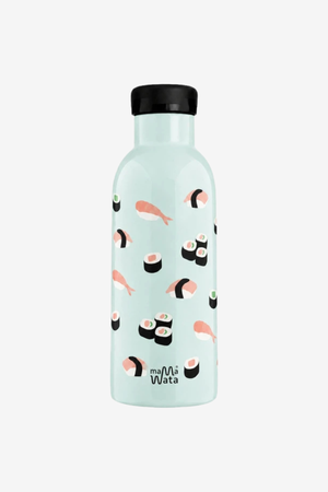 Sushi Pipetli Çocuk Termos Matara 470 ml Paslanmaz Çelik Sızdırmaz Yalıtımlı Suluk