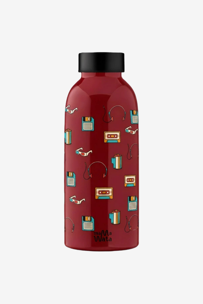 Retro Hit Paslanmaz Çelik Termos Matara 470 ml Sızdırmaz Yalıtımlı Suluk