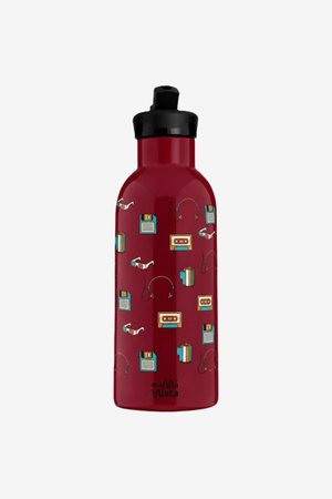 Retro Hit Pipetli Çocuk Termos Matara 470 ml Paslanmaz Çelik Sızdırmaz Yalıtımlı Suluk