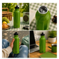 Green Pipetli Çocuk Termos Matara 470 ml Paslanmaz Çelik Sızdırmaz Yalıtımlı Suluk